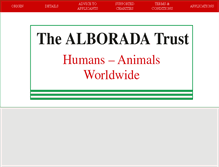 Tablet Screenshot of alboradatrust.com